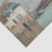 Alfred Sisley - Flood at Port-Marly 1876 薄葉紙 (詳細)