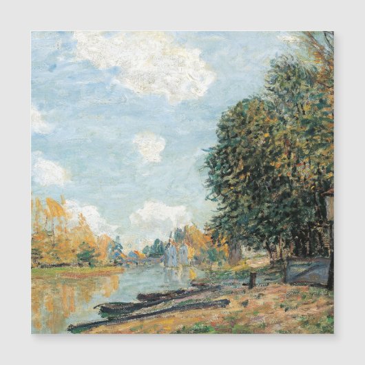 Alfred Sisley Morete: The Banks of the River Loing (正面)