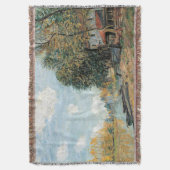Alfred Sisley Morete: The Banks of the River Loing スローブランケット (正面縦)