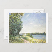 Alfred Sisley - Normandie 1894油オンキャンバス ポストカード (正面/裏面)