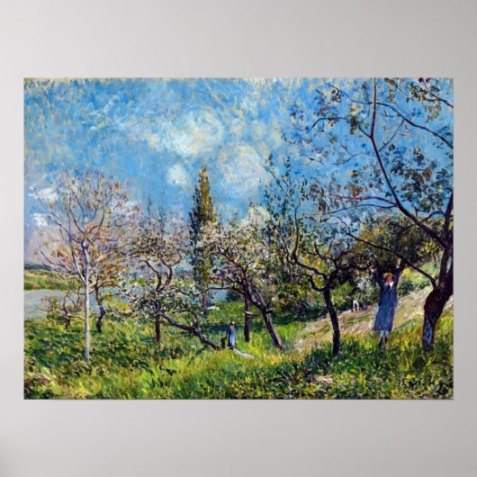 Alfred Sisley Orchard in Spring ポスター (正面)
