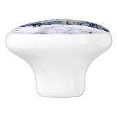 Alfred Sisley - Place Chenil in Marly, Snow Effect セラミックノブ (側面)