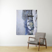 Alfred Sisley - Place Chenil in Marly, Snow Effect タペストリー (インサイチュ)