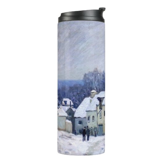 Alfred Sisley - Place Chenil in Marly, Snow Effect タンブラー (回転左)