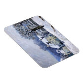 Alfred Sisley - Place Chenil in Marly, Snow Effect マグネット (右側)