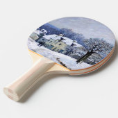 Alfred Sisley - Place Chenil in Marly, Snow Effect 卓球ラケット (正面アングル)