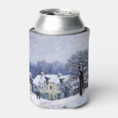 Alfred Sisley - Place Chenil in Marly, Snow Effect 缶クーラー (缶正面)