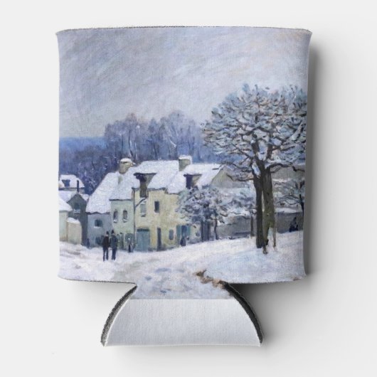 Alfred Sisley - Place Chenil in Marly, Snow Effect 缶クーラー (正面)