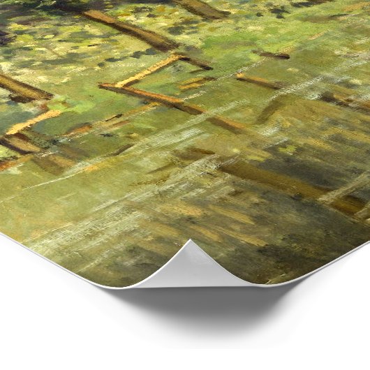 Alfred Sisley Rest Along the Stream ポスター (角)