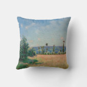 Alfred Sisley - Sahurs Meadows in Morning Sun クッション (裏面)