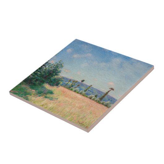 Alfred Sisley - Sahurs Meadows in Morning Sun タイル (側面)