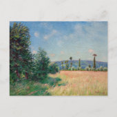 Alfred Sisley - Sahurs Meadows in Morning Sun ポストカード (正面)