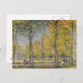 Alfred Sisley | The Bois de Boulogne ポストカード (正面/裏面)