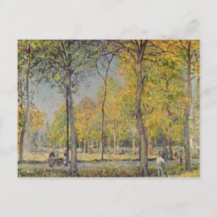 Alfred Sisley   The Bois de Boulogne ポストカード