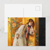 Alfred Stevensの好奇心 ポストカード (正面/裏面)