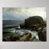Alfred Thompson Bricher - Castle Rock, Marblehead ポスター (正面)