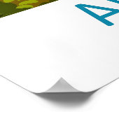 Algarve National Poster Travel Park Ski Vintage ポスター (角)