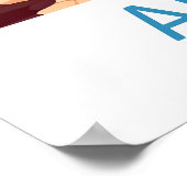 Algarve Park Vintage National Ski Travel Poster ポスター (角)