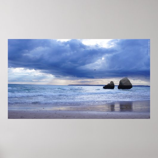 Algarve – Portugal – Beach – Strand – Sea – Meer ポスター (正面)