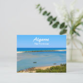 Algarve Ria Formosa Seascape in Portugal ポストカード (スタンド正面)