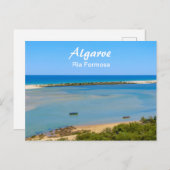 Algarve Ria Formosa Seascape in Portugal ポストカード (正面/裏面)