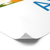 Algarve Ski Travel Vintage Park National Poster ポスター (角)