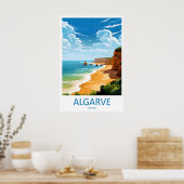 Algarve Ski Travel Vintage Park National Poster ポスター (キッチン)