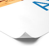 Algarve Travel Vintage Poster National Ski Park ポスター (角)