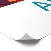 Algarve Vintage Travel Poster Ski National Park ポスター (角)