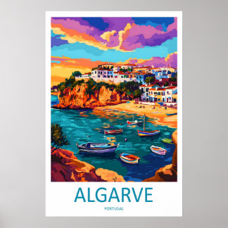 Algarve Vintage Travel Poster Ski National Park ポスター