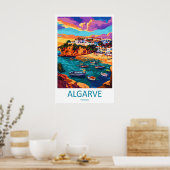 Algarve Vintage Travel Poster Ski National Park ポスター (キッチン)