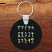 Algebra Dance Funny Graph Figures Math  キーホルダー (正面)