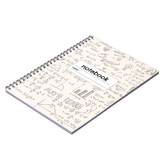 Algebra Geometry Formula ノートブック (左側)