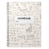 Algebra Geometry Formula ノートブック (正面)