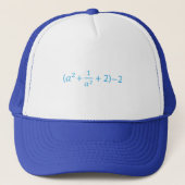 Algebraic Identity a^2 + 1 a^2 + 2 - 2  Math Equat キャップ (正面)