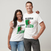 Algeria 2026 Soccer Fan Design with Crescent Star  Tシャツ (ユニセックス)