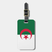 Algeria Flag ラゲッジタグ (正面縦)