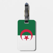 Algeria Flag ラゲッジタグ (裏面縦)