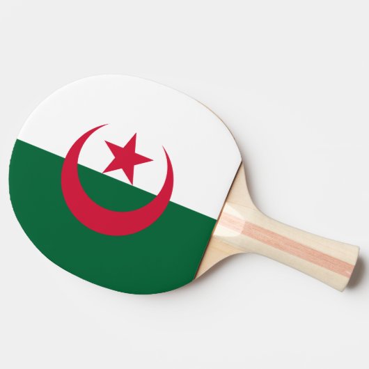 Algeria Flag 卓球ラケット (横)