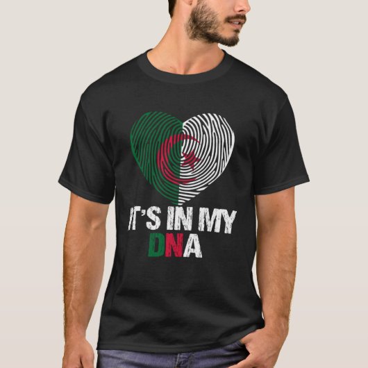 Algeria Flag Algeria  It s In My DNA Tシャツ (正面)