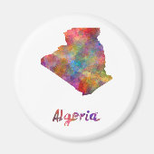 Algeria in watercolor 2 マグネット (正面)