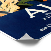 ALGERIE PLM鉄道フランスのヴィンテージ旅行へ ポスター (角)