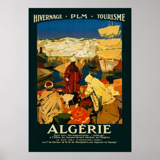 Algérie - poster - Vintage  ポスター (正面)