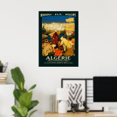 Algérie - poster - Vintage  ポスター (ホームオフィス)