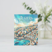 Algiers Bay Algeria ポストカード (スタンド正面)