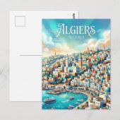Algiers Bay Algeria ポストカード (正面/裏面)