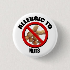 Algliant to Nuts Medical AlertのSmlボタン 缶バッジ