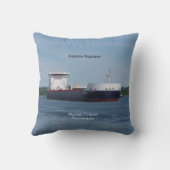 Algomaの分点の正方形の枕 クッション (裏面)