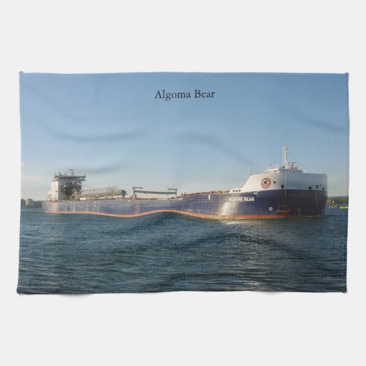 Algoma Bear kitchen towel キッチンタオル (横)
