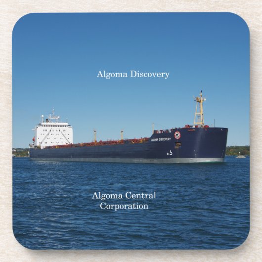 Algoma Discoveryセットの6つの懸命プラスチックのコースター コースター (正面)